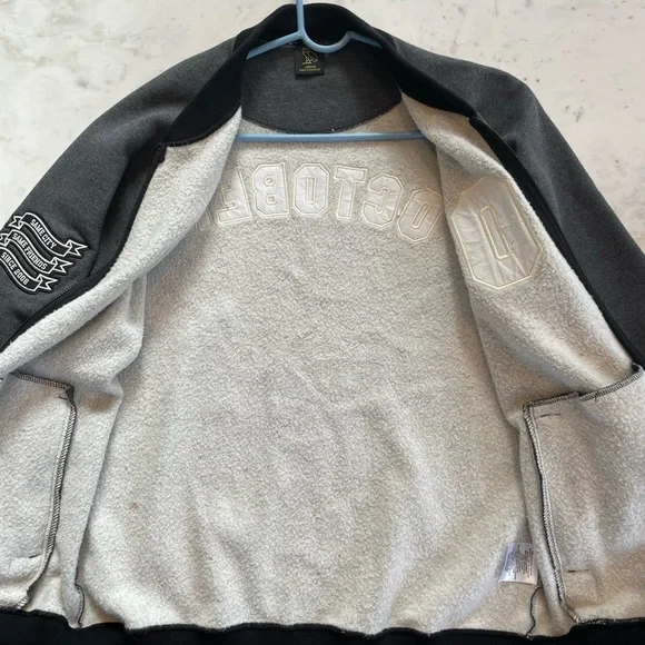 Drake OVO October’s Very Own Tournament Patches Bomber Jacket Medoim - Picture 3 of 8